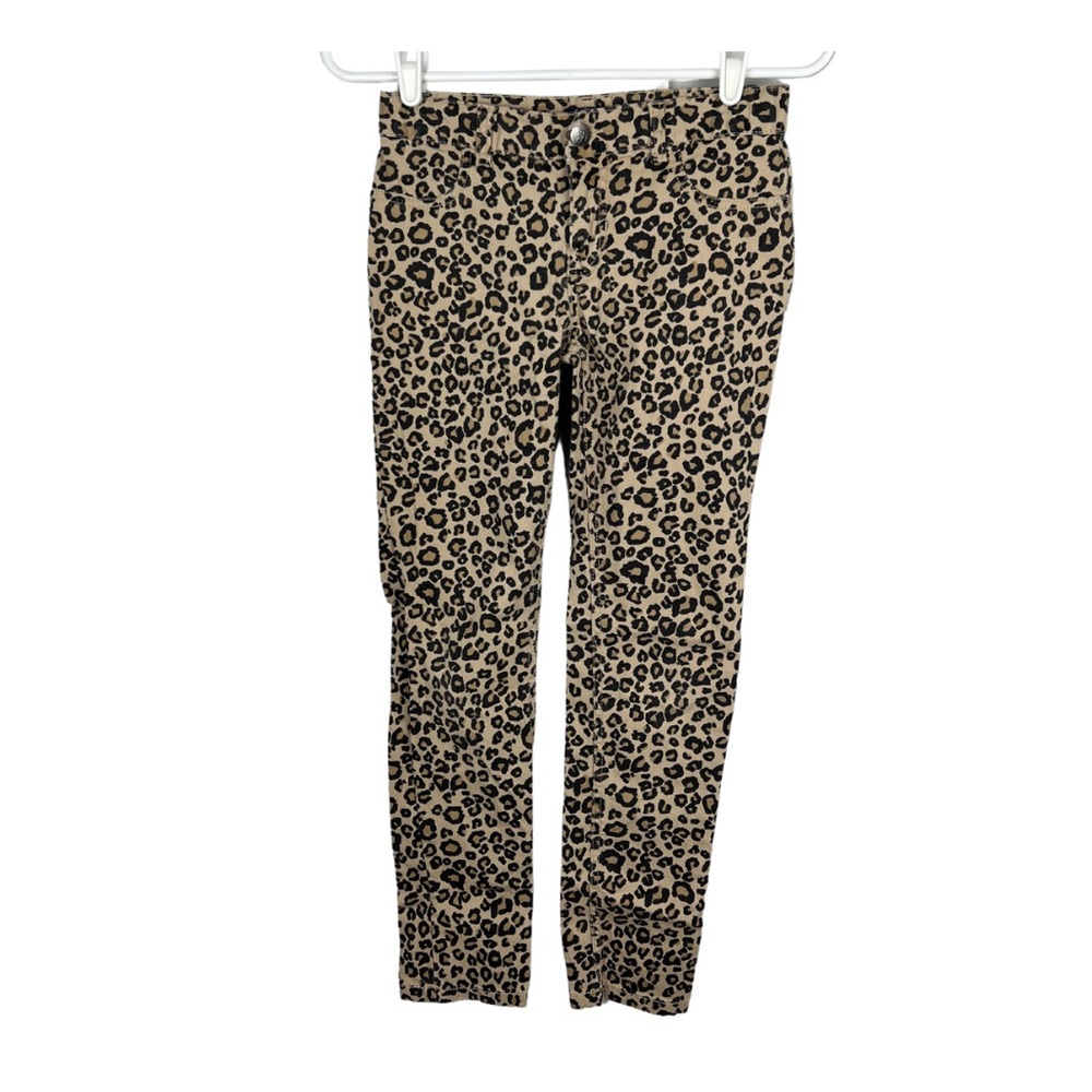 Children’s Place leopard jeggings leggings jeans neutral size 12